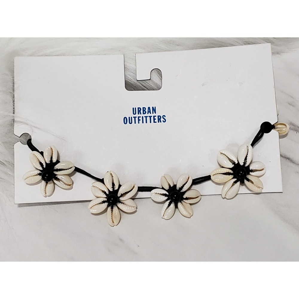 NEW URBAN OUTFITTERS CHOKER NECKLACE SEASHELL SURFER Y2K COASTAL BEACH VACATION